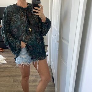 8PM tie top tunic / blouse